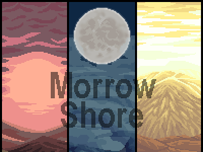 Parallax Backgrounds of the Indie Game 'Abathor' illustration indie game pixel art pixel graphics