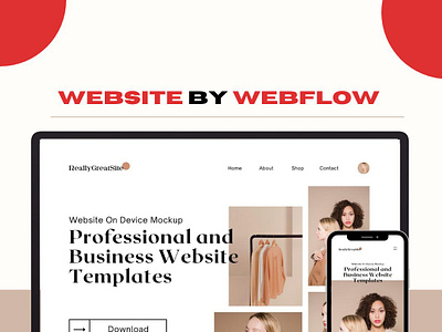 Webflow Website Design for client banner design design webflow landing page design