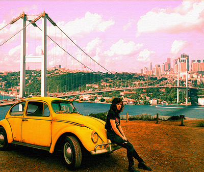 Bumblebee in İstanbul design photoshop