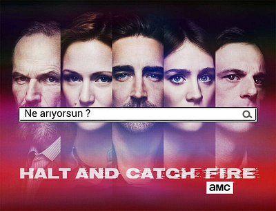 Halt and catch fire design photoshop