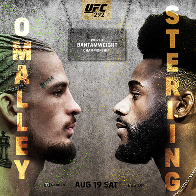 UFC 292 Promo Card Design design freelance graphic design photoshop poster typography ufc