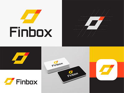 Finbox Logo Design 3dlogo abstractlogo artwork brand brand identity branding brandingdesign design finbox graphicdesign illustration logo logo design ui vector
