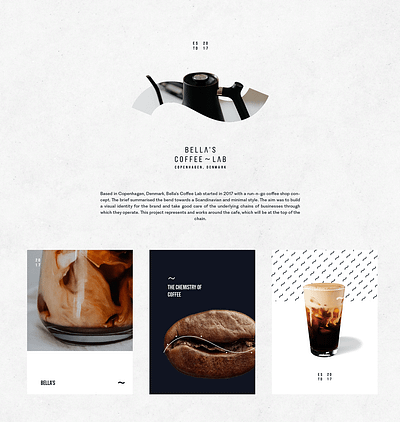 Bella's Coffee Lab | Brand Refresh brand design brand identity brand refresh branding coffee shop coffee shop logo design graphic design illustration logo logo design minimal presentation typography