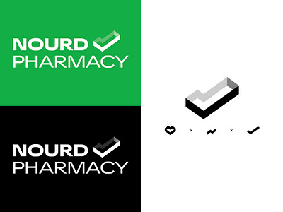 Nourd Pharmacy Logo brand identity branding clean concept logo graphic design identity design logo logo concept medical logo pharmacy logo symbol visual identity