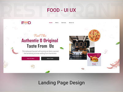 Restaurant - Food Delivery Website Design 2023 food design burger chicken clean design dinner food and drink food delivery food service minimal online order pizza product design recipe restaurant ui ux visual design web template web ui