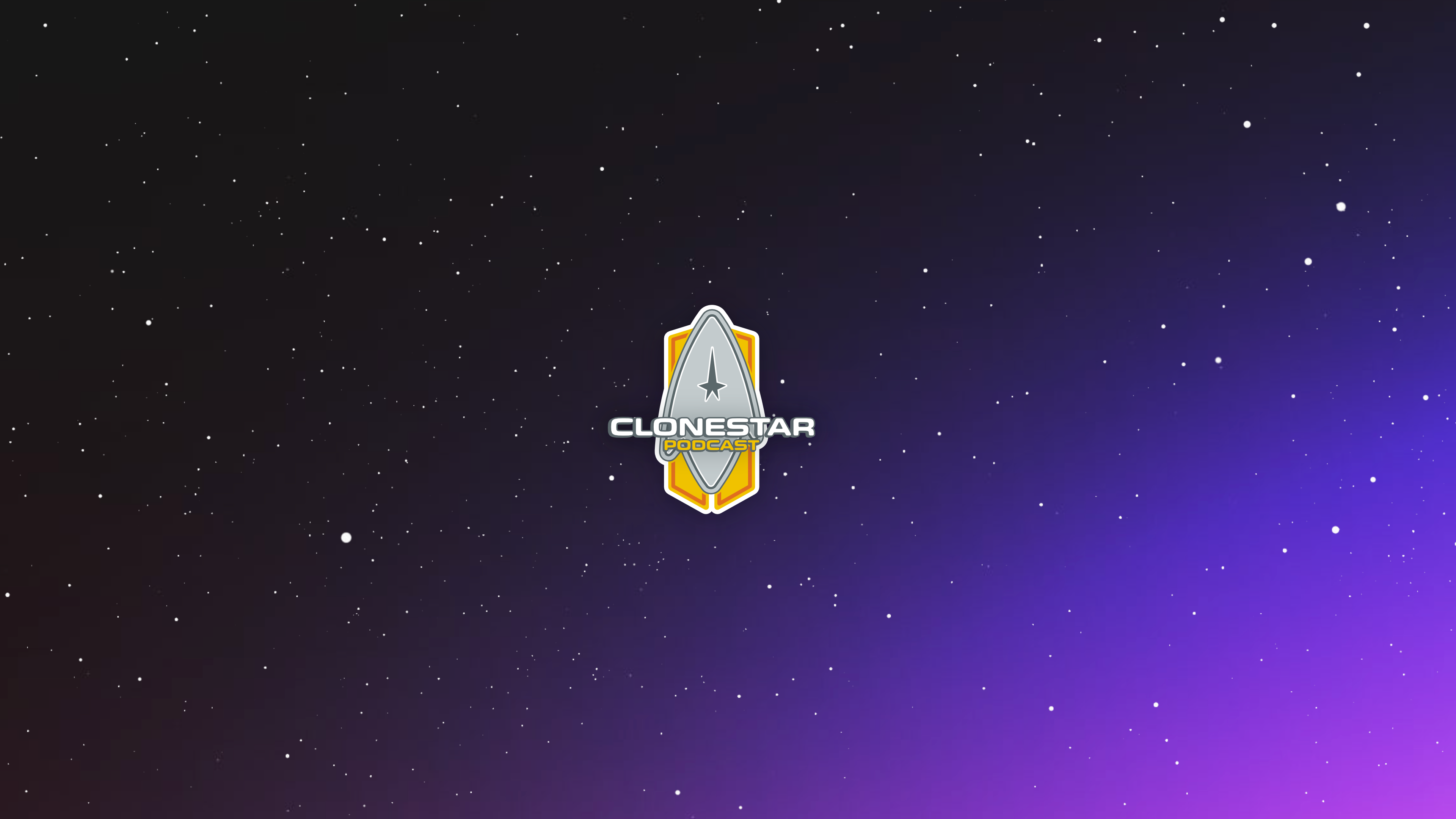 Clonestar Podcast animation branding clonestar graphic design logo podcast star trek ui vector web design