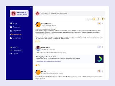 Community Feature Design branding community community feature daily challenge dashboard design redesign social media social media design ui ui design ux