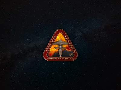 Star Trek Inspired Work design enterprise graphic design star trek starship startrek vector