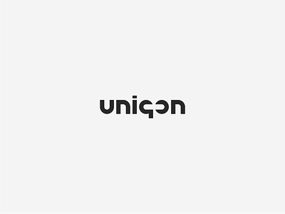Uniqon - clothing brand logo brandlogo clothinglogo flatlogo icon letterlogo logo logodesigner logofolio uniquelogo wordmarklogo