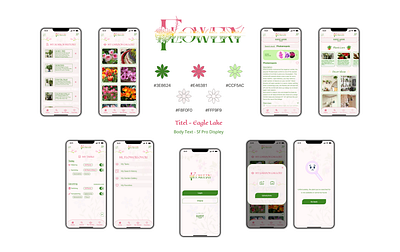 FLOWERY -_- Plant identify app app design ui