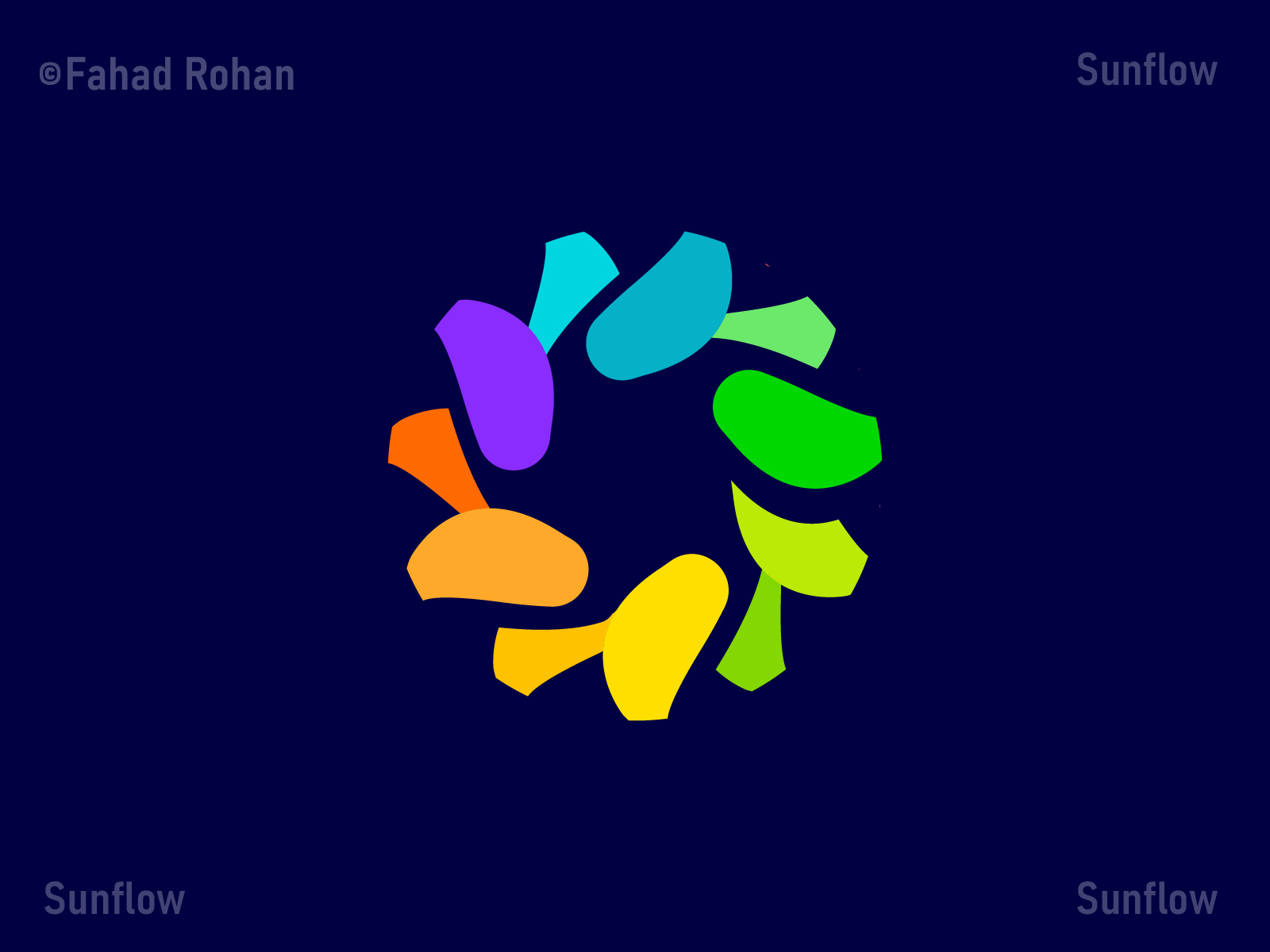 sunflow logo branding business logo colorful logo design gradient logo graphic design illustration letter logo logo logo design logo designer logo trends logofolio modern modern logo modern logo design sunflow ui vector