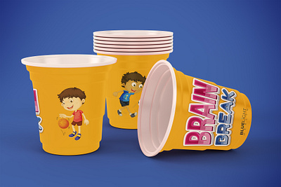 Fun children's cup design brief work children art cup