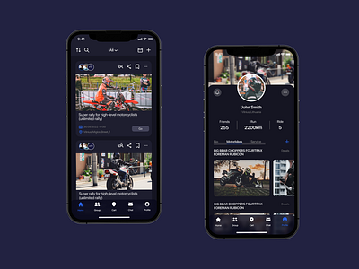 Event APP appdesign bike eventapp ios mobile mobiledesign motorbikeapp productdesign rally ui uxui