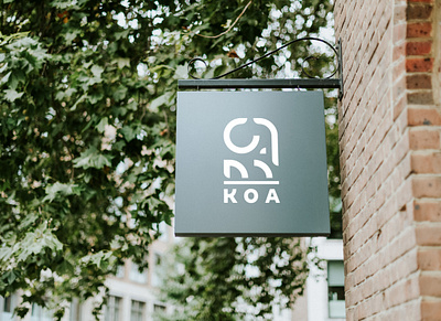 koa logo animation branding design graphic design illustration logo motion graphics typography vector