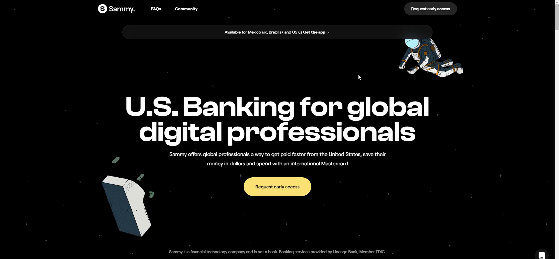 Example of Follow me to design with wix