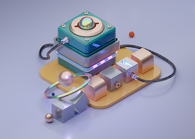 Isometric 3d 3d abstract blender design fun illustration isometric personal