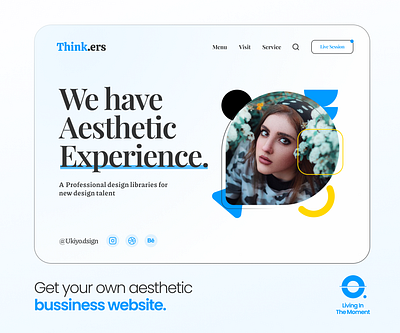 Think.ers web UI branding design graphic design illustration landing page ui ux web web design web development web ui