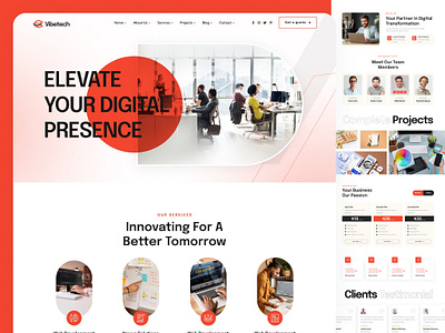 Creative Design Agency Landing Page Website business clean design minimal mugli themeforest ui uiux webdesign