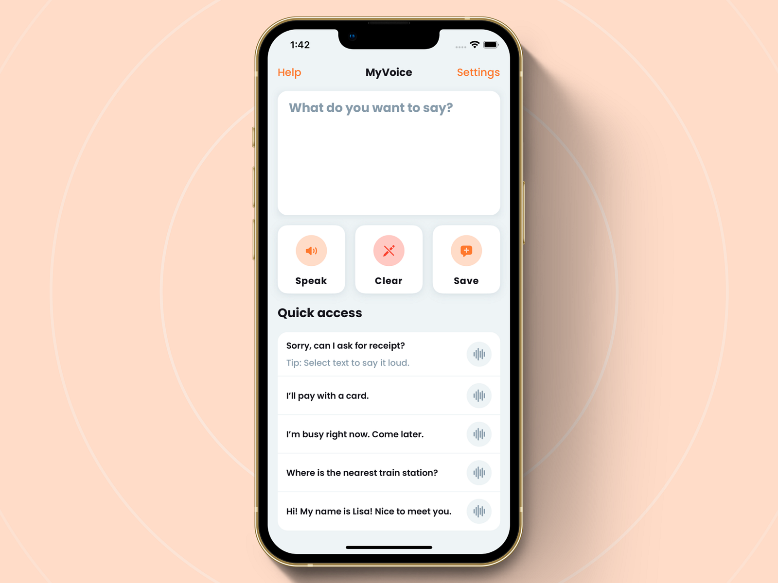 MyVoice Speech Assistant by Tobiasz on Dribbble