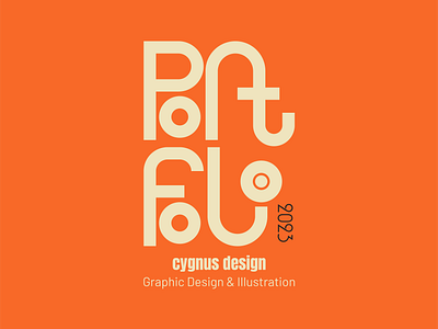Portfolio 2023 branding design flat graphic design illustration logo
