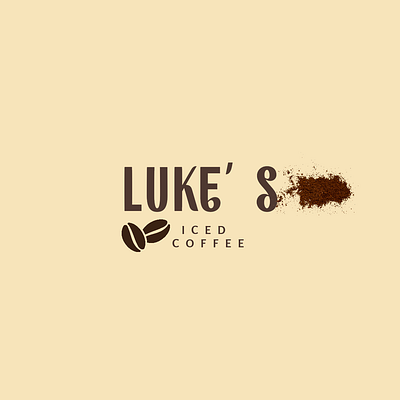 Logo Design For Brand: Luke's Iced coffee branding graphic design logo