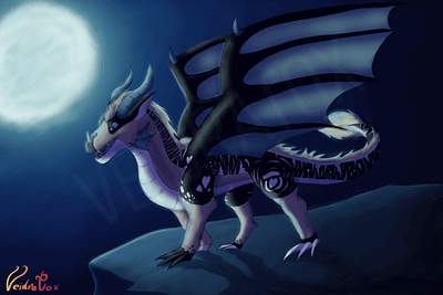 Commission creature digital art dragon fantasy feral