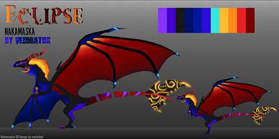 Eclipse Ref Sheet creature creatures of sonaria design digital art dragon eclipse fantasy feral sonaria