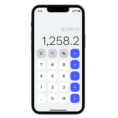 Calculator design ui