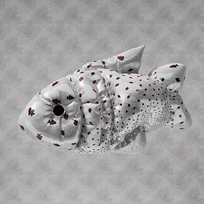 Inflated Fish Blender 3D 3d blender fish inflated