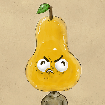 pear 3 animation branding design flat funny graphic design illustration motion graphics vector web