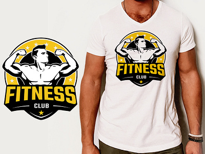 Fitness T-shirt Design branding custom graphic tshirt dersign custom t shirt design fitnees t shirt vdesign graphic t shirt illustration logo t shirt t shirt design typography typography tshirt design ui