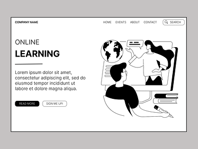 Online Learning UI/UX Desigan