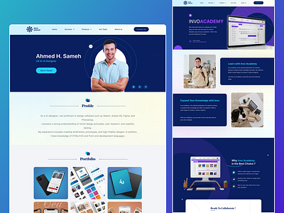 Landing Page - Web Design design landing page screens ui uiux user interface ux web design website