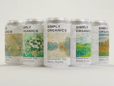 Simply Organics Can 3d 3d animation animation branding design graphic design illustration logo ui vector