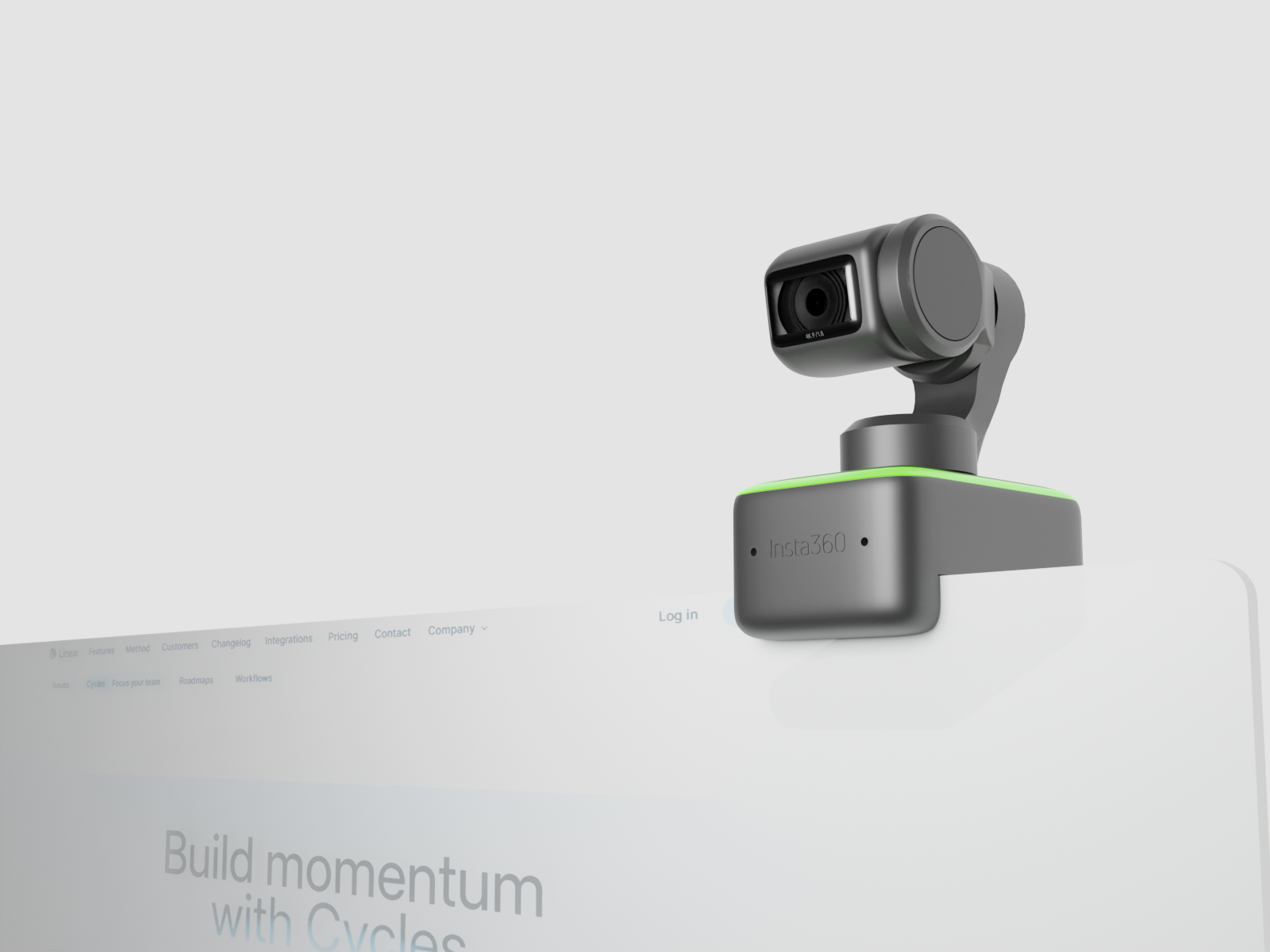 Insta360 Animation Study 3d 3d animation animation blender branding design graphic design illustration insta360 logo motion motion graphics product product visualization rendeer study ui ux vector web design