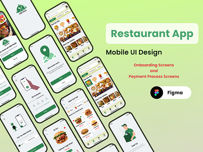 Mobile App UI (Restaurant app) branding foodapp graphic design ui web ui website