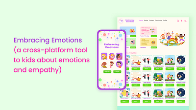 Case Study- Embracing Emotions app appdesign branding design designcasestudy ui uiuxcasestudy ux uxcasestudy