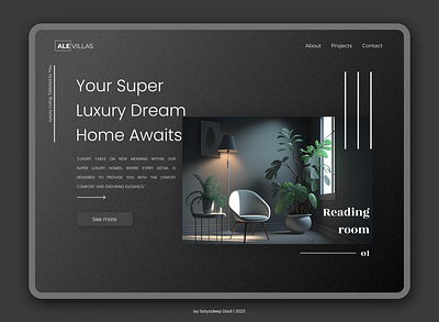 Real estate Landing Page branding design graphic design ui webdesign