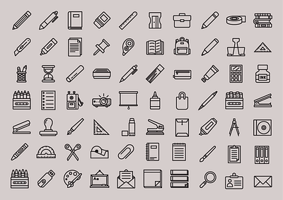 Stationery Icons work