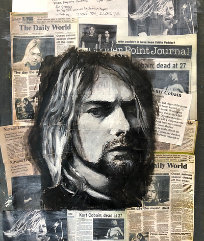 Kurt Cobain Portrait illustration