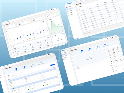 Dashboard_BIM Industry bim dashboard design saas ui ux