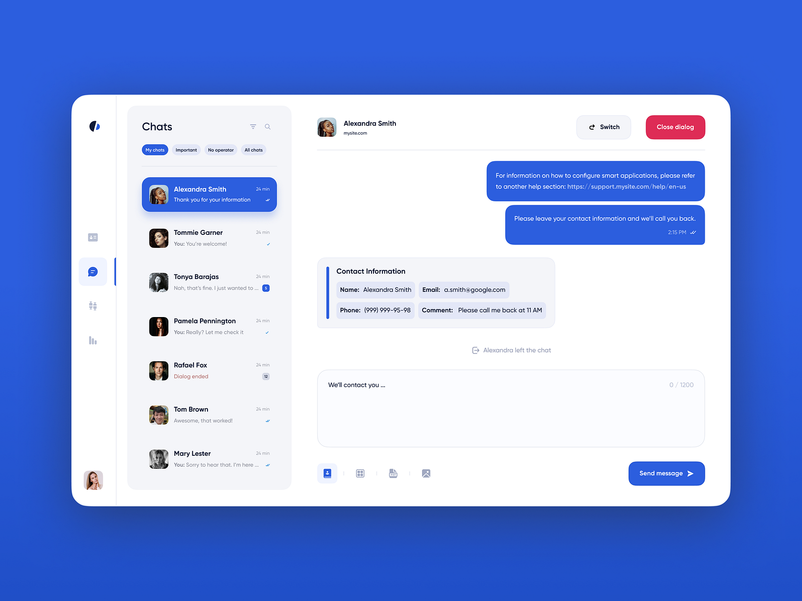 B2B Communication Platform by Jacob Barcar on Dribbble