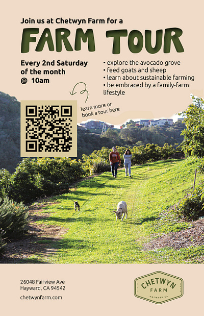 Chetwyn Farm farm tour flyer