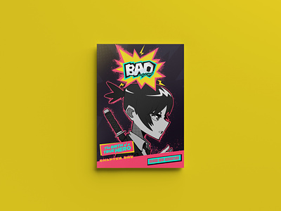 Bad Book Cover anime blockchain book branding clothing comic cover crypto design illustration manga nft vibrant web3
