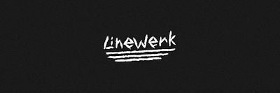 Linewerk Branding black blockchain branding crypto destroyed flat grunge logo minimal nft sketchy typography web3 white