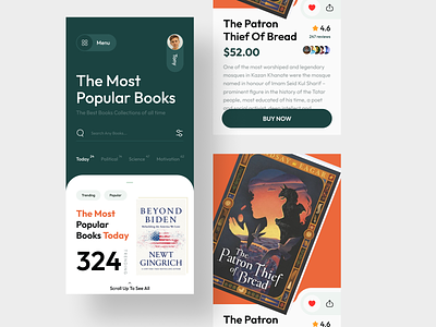 BookSmart-Book Store App app app concept app design awe book book app e book ebook ios minimalist mobile app modern read reader app reading reading app reading book