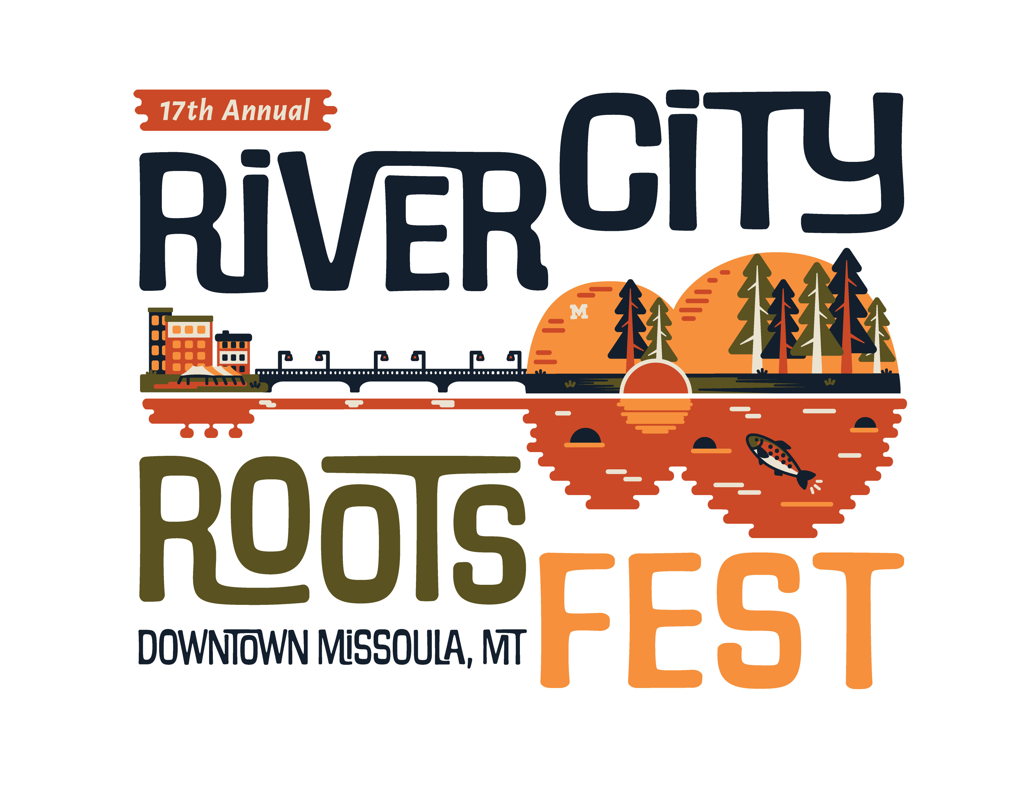 River City Roots Festival Logo and Poster by Erin E. Johnson on Dribbble