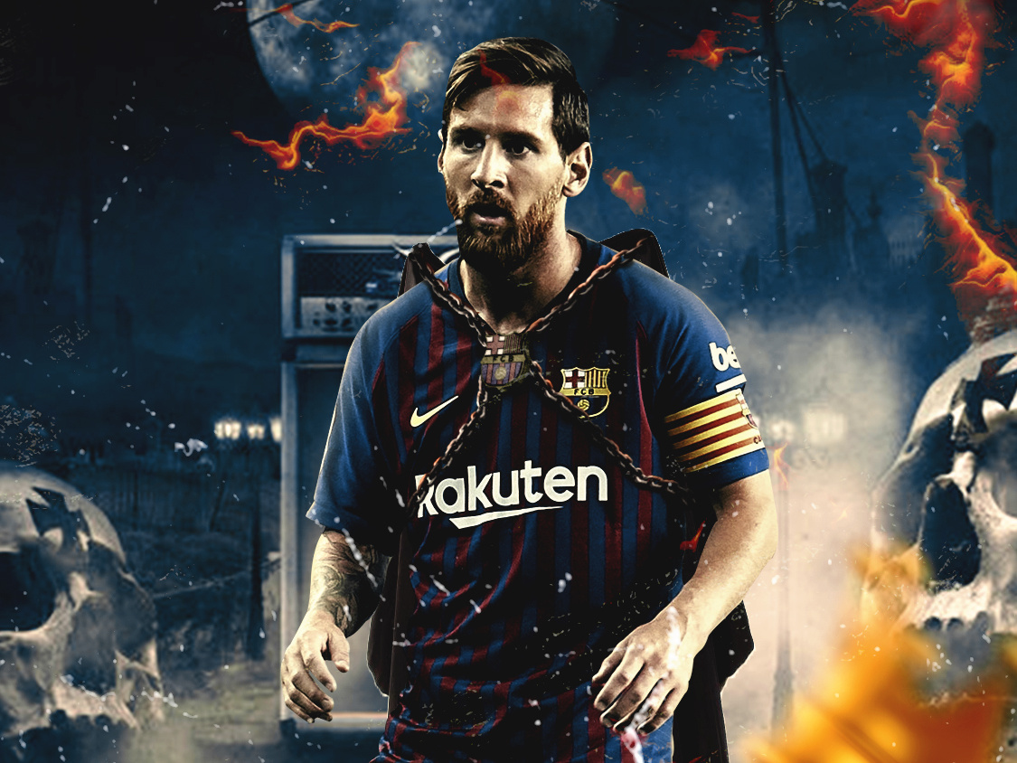 Messi The King by Thunder Design on Dribbble