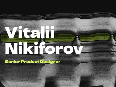 Portfolio Website Hero Image graphic design hero neobrutalism portfolio visual design