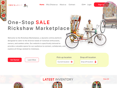 Trickshaw A project for 3-wheeler animation branding buy and sell website design ecommerce design landing page three wheeler ui ux vehicle vehicle buy and sell